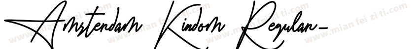 Amsterdam Kindom Regular字体转换